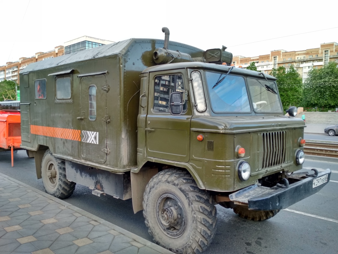 ГАЗ-66* #К397РВ63. г. Самара, ул. Луначарского