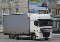 Бортовой грузовик DAF FАR ХF 105.460 #Р 705 ОЕ 58.  Курган, улица Куйбышева 