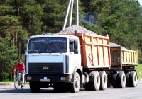 Самосвал МАЗ-5516  #АЕ 2114-6. Беларусь, Могилёвская область, Костюковичи