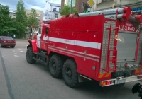Пожарная автоцистерна АЦ-3,0-40 NАТISК (5557)-076-3ПВ на шасси Урал-5557-70 #В 370 УС 47. Ленинградская область, Выборг