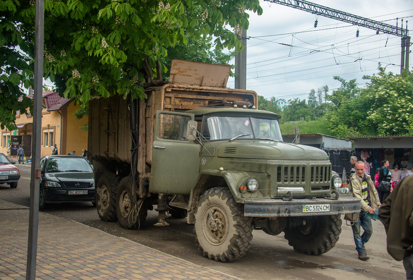 Мусоровоз на шасси ЗиЛ-131 #ВС 5324 СМ. Львовская область, Турка