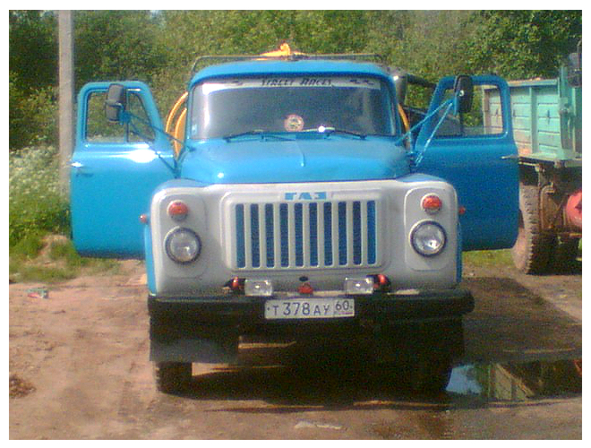 Автоцистерна АЦПТ-3,3 на шасси ГАЗ-53-12 #Т378АУ60. Псковская область, город Порхов