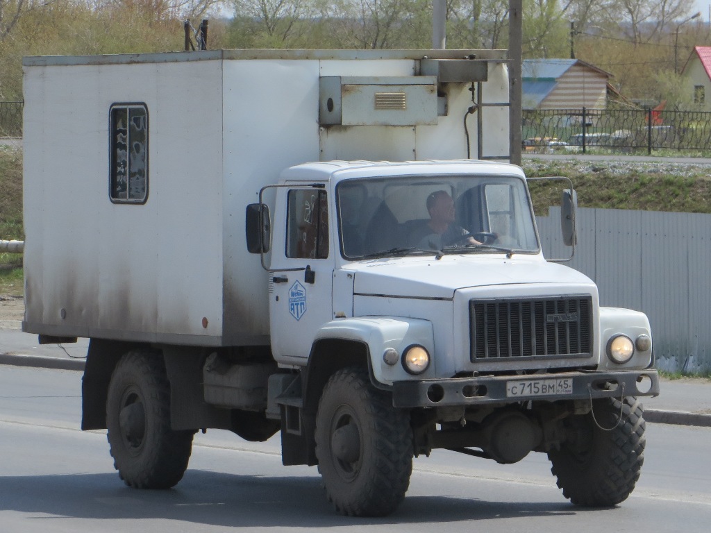  Автомастерская 377760 на шасси ГАЗ-3308 "Садко" #С 715 ВМ 45. Курган, улица Климова