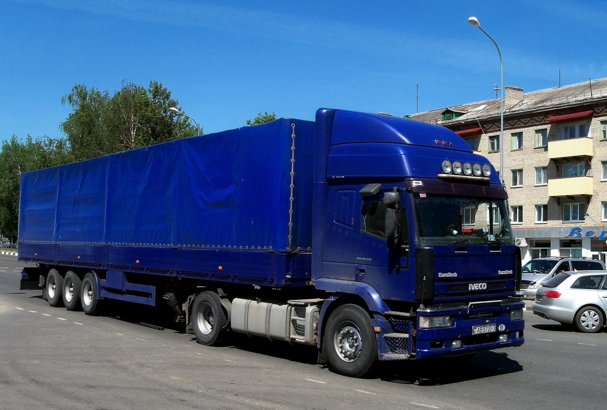 Седельный тягач IVECO Eurotech #АВ 5720-3. Беларусь, Могилёвская область, Кричев