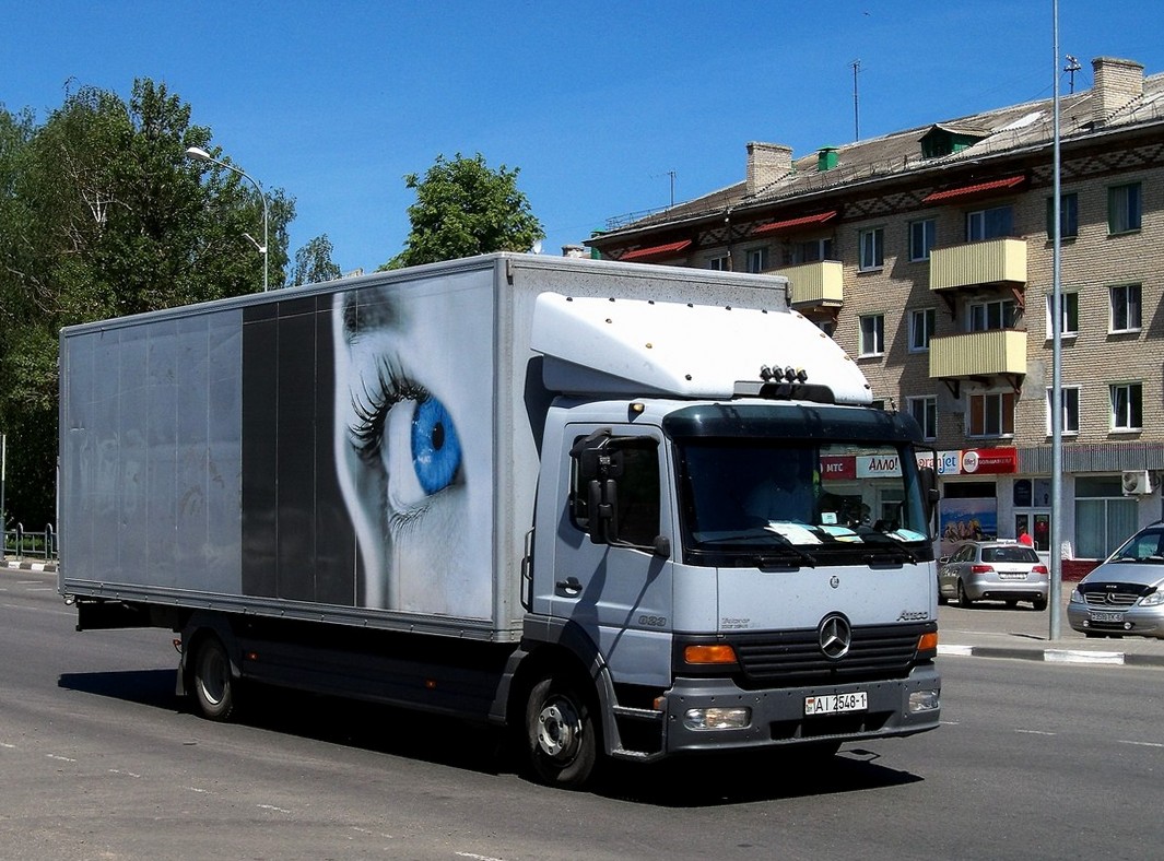 Автофургон на шасси Mercedes-Benz Atego #AI 2548-1. Беларусь, Могилёвская область, Кричев
