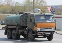 Вакуумная машина типа КО-505А на шасси КамАЗ-53213 #С 777 КК 45. Курган, улица Климова