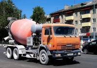 Автобетоносмеситель на шасси КамАЗ-65115 #АА 0837-6. Беларусь, Могилёвская область, Кричев