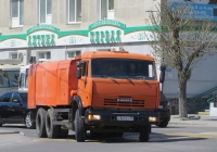 Каналопромывочная машина КО-512 на шасси КамАЗ-65115 #У 860 ЕУ 45. Курган, улица Ленина