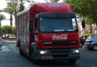 Фургон компании Coca Cola на базе DAF LF*. Израиль, Эйлат