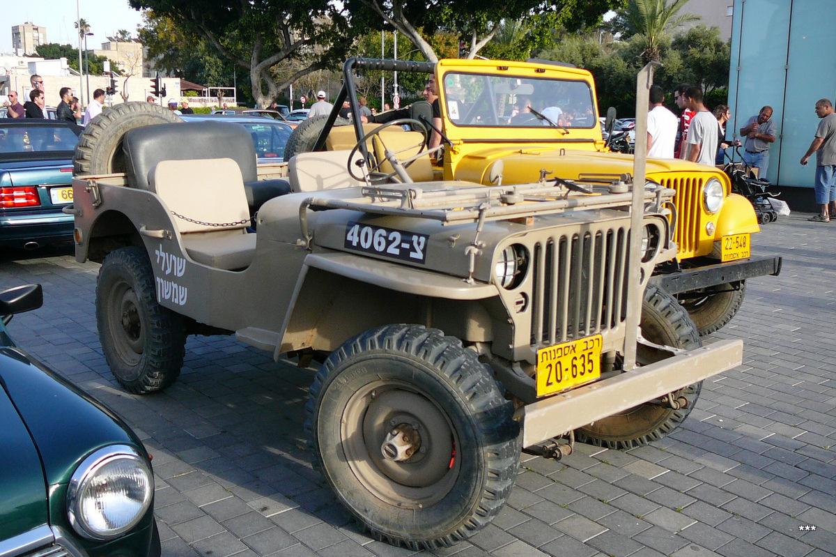 Willys Jeep, #צ-4062. Израиль, Тель Авив
