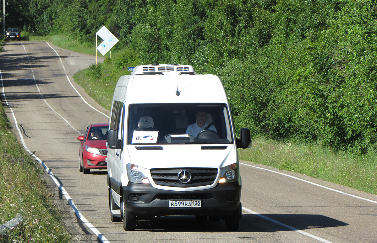 Микроавтобус Луидор-223602 на базе Mercedes-Benz Sprinter #В 599 ВА 138. Иркутская область, Листвянка, Байкальский тракт