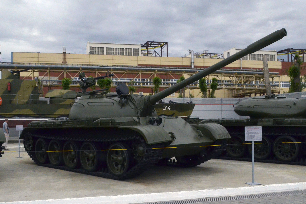 Средний танк Т-54Б. Свердловская область, Верхняя Пышма, музей "Боевая Слава Урала"