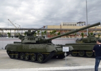 Танк Т-80УД обр. 1985 года. Свердловская область, Верхняя Пышма, музей "Боевая Слава Урала"