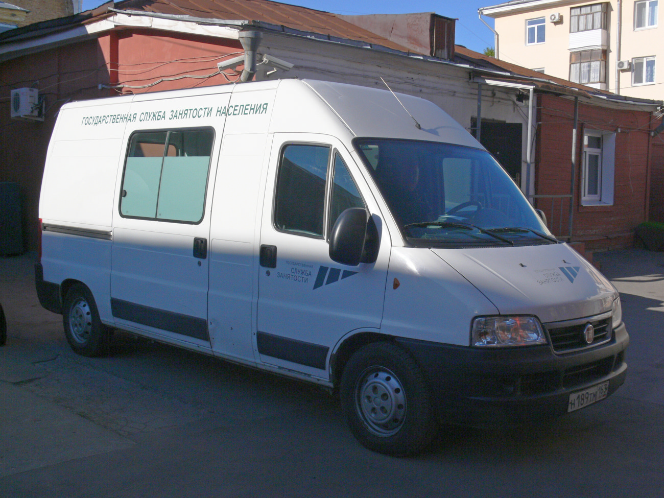 передвижной консультационный пункт на базе FIAT Ducato #н 189 тм 163. г. Самара, ул. Фрунзе