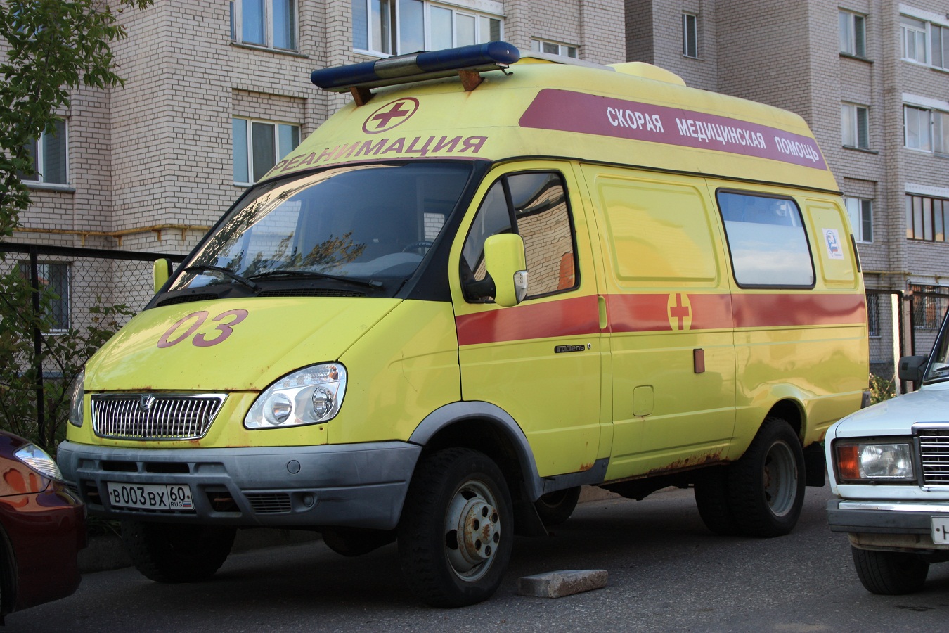 АСМП ГАЗ-322174 Газель. Псков, Коммунальная улица