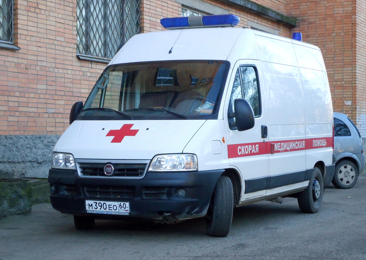 АСМП 2875-0000010-01 на шасси Fiat Ducato #М 390 ЕО 60, производсва Автодом. Псков, Рижский проспект
