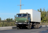 Фургон на шасси КамАЗ-4310 #У 247 КВ 60. Псков, Крестовское шоссе
