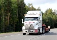 Седельный тягач Peterbilt 387 112 Medmidroof #В 666 СЕ 178. Карелия, трасса Р-21 "Кола", Кондопожский район