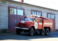 Пожарная цистерна АЦ-40 (131) мод. 137А на шасси ЗИЛ-131НА  #Х 413 АН 60. Псков, Инженерная улица