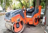 Каток Hamm HD13. г. Самара, ул. Чапаевская