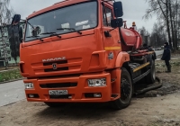 Илососная машина КО-510К на шасси КамАЗ-43253 #К 267 НМ 29. Архангельская обасть, Мирный