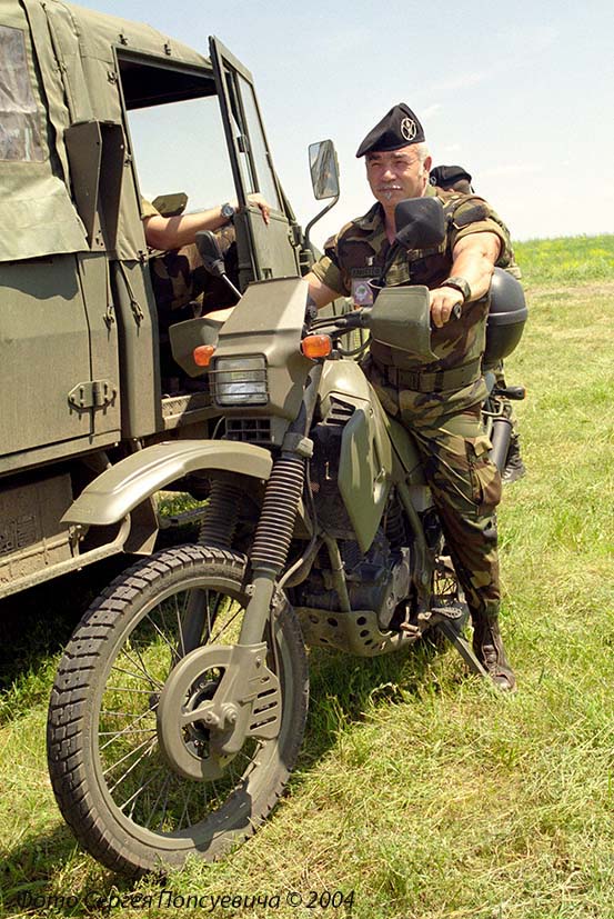 Военный мотоцикл Cagiva T4-350. . Украина, Николаевская обл. Полигон "Широкий лан"