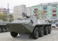 Бронетранспортёр БТР-70.  Курган, Пролетарская улица