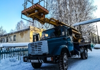 Автоподъёмник АГП-18.04 на шасси ЗиЛ-4333, #Н 098 ОХ 29. Архангельская область,Мирный, Ломоносова улица