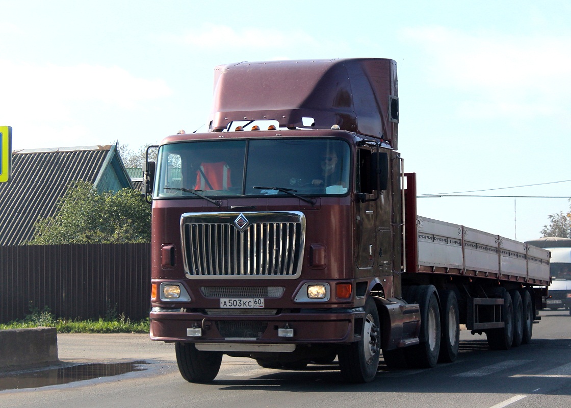 International 9800 #А 503 КС 60. Псков, Ипподромная улица