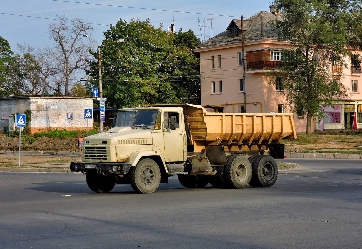 Самосвал КрАЗ-6510 #АХ 9685 АЕ. Харьковская область, г. Харьков, Клочковская улица