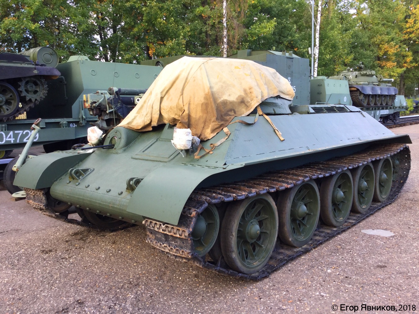 Советский средний танк Т-34-76. Московская область, Ильинское шоссе 4-ый км (Музей техники Вадима Задорожного)