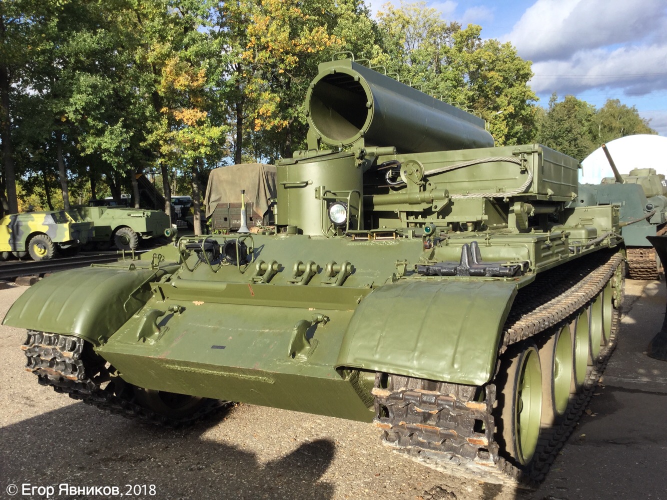 Бронированный танковый тягач БТС-4 . Московская область, Ильинское шоссе 4-ый км (Музей техники Вадима Задорожного)