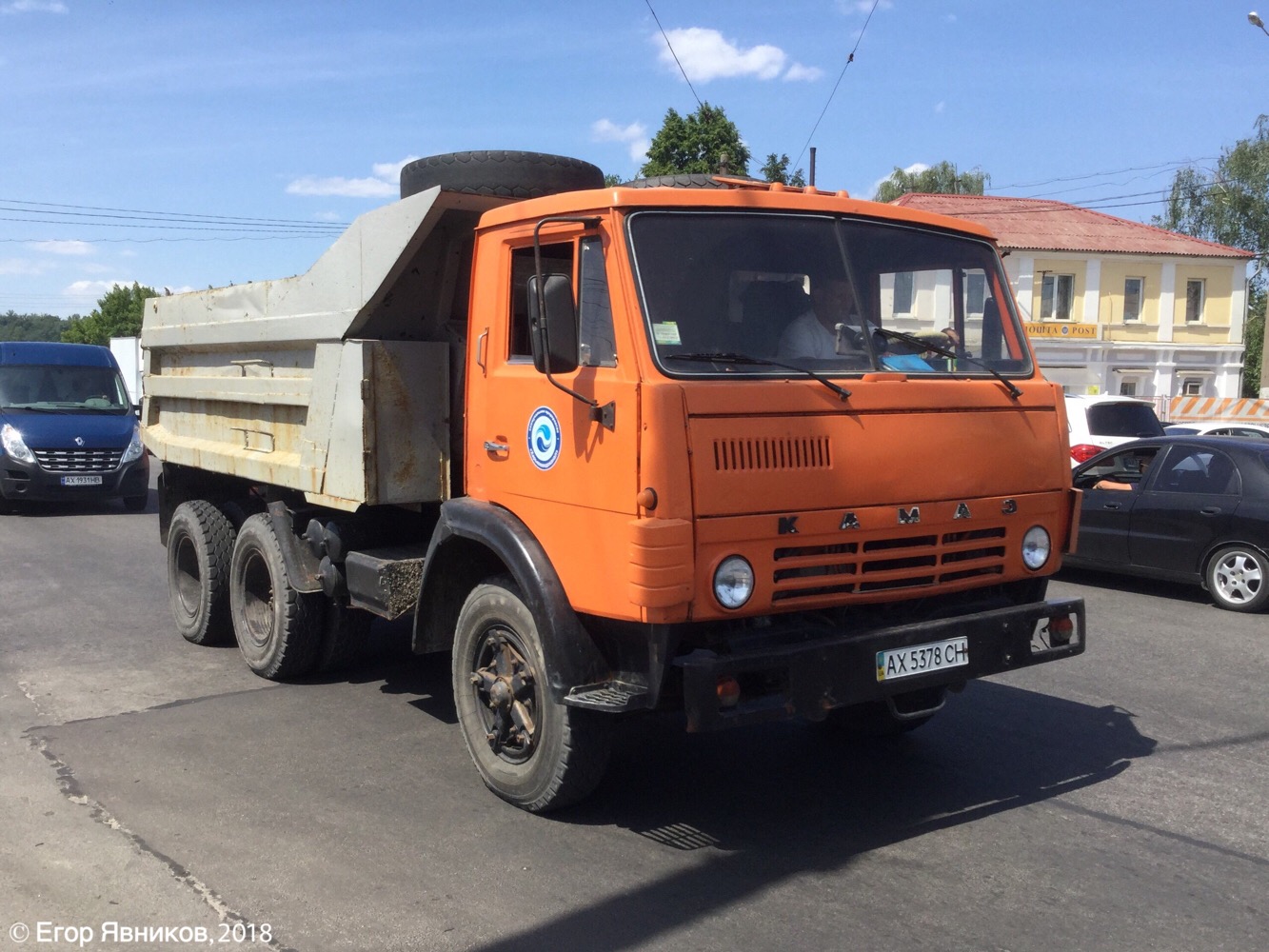 Самосвал КамАЗ-55111, #АХ5378СН. Харьковская область, г. Харьков, улица Моисеевская 
