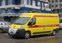 автомобиль скорой медицинской помощи на базе Peugeot Boxer #Т760ВН163. г. Самара, ул. Липецкая