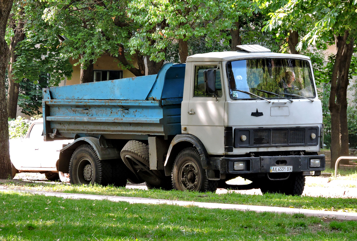 Самосвал  МАЗ-5551 #АХ 6531 ВХ. Харьковская область, г. Харьков, Салтовское шоссе