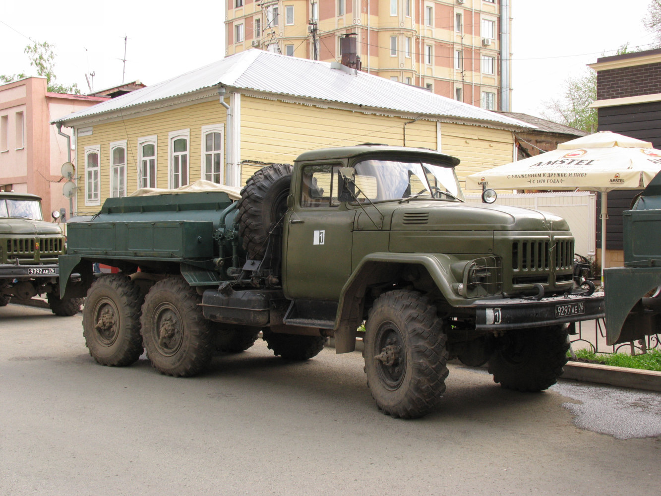 авторазливочная станция АРС-14ПМ на базе ЗиЛ-131 (шасси). г. Самара, ул Молодогвардейцская
