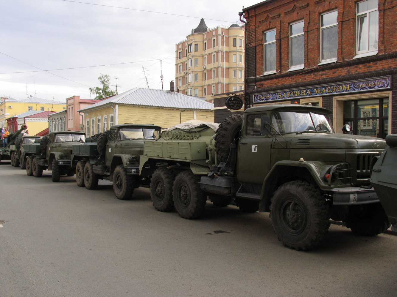 авторазливочная станция АРС-14ПМ на базе ЗиЛ-131 (шасси). г. Самара, ул Молодогвардейцская
