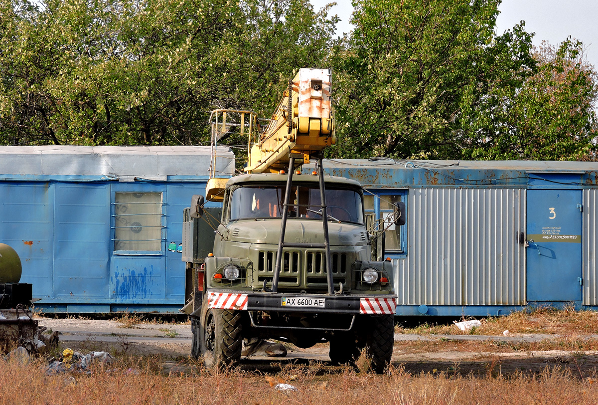 Автоподъёмник ВС-222-01 на шасси ЗиЛ-131НА #АХ 6600 АЕ. Харьковская область, пгт. Малиновка