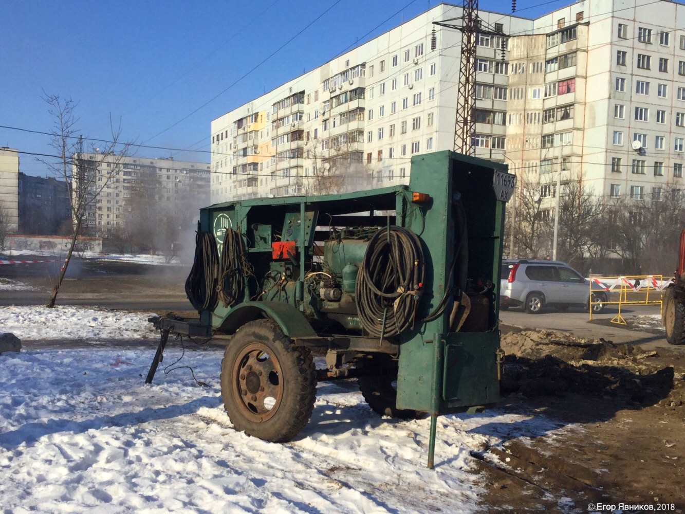 Сварочный агрегат колёсный, #11693АХ. Харьковская область, г. Харьков, улица Амосова 