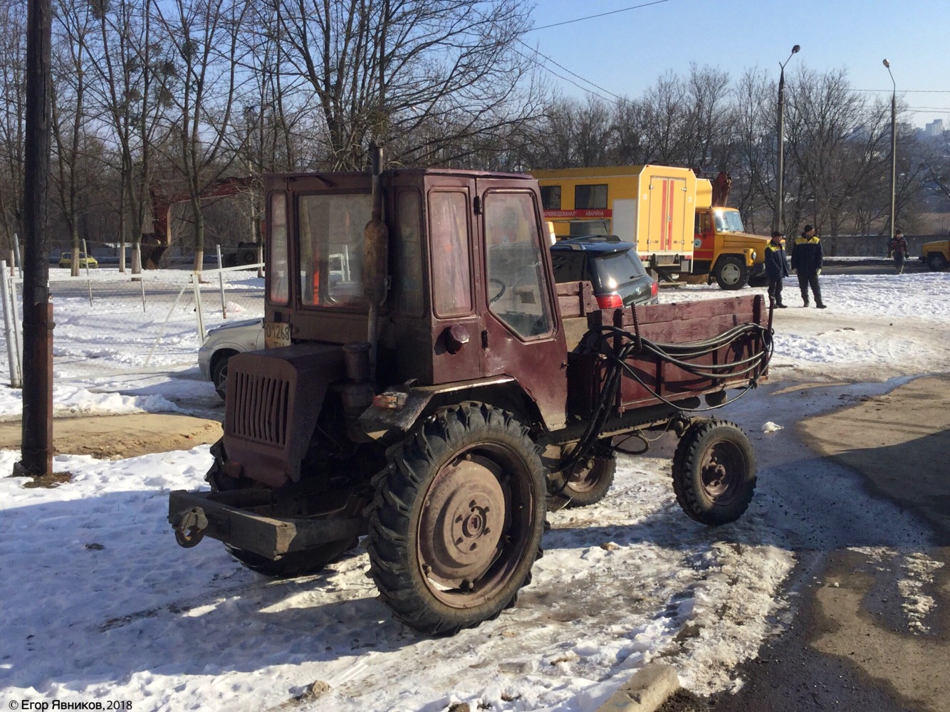 Трактор «Харьковских тепловых сетей» Т-16М, #01268ТН. Харьковская область, г. Харьков, улица Благодатная