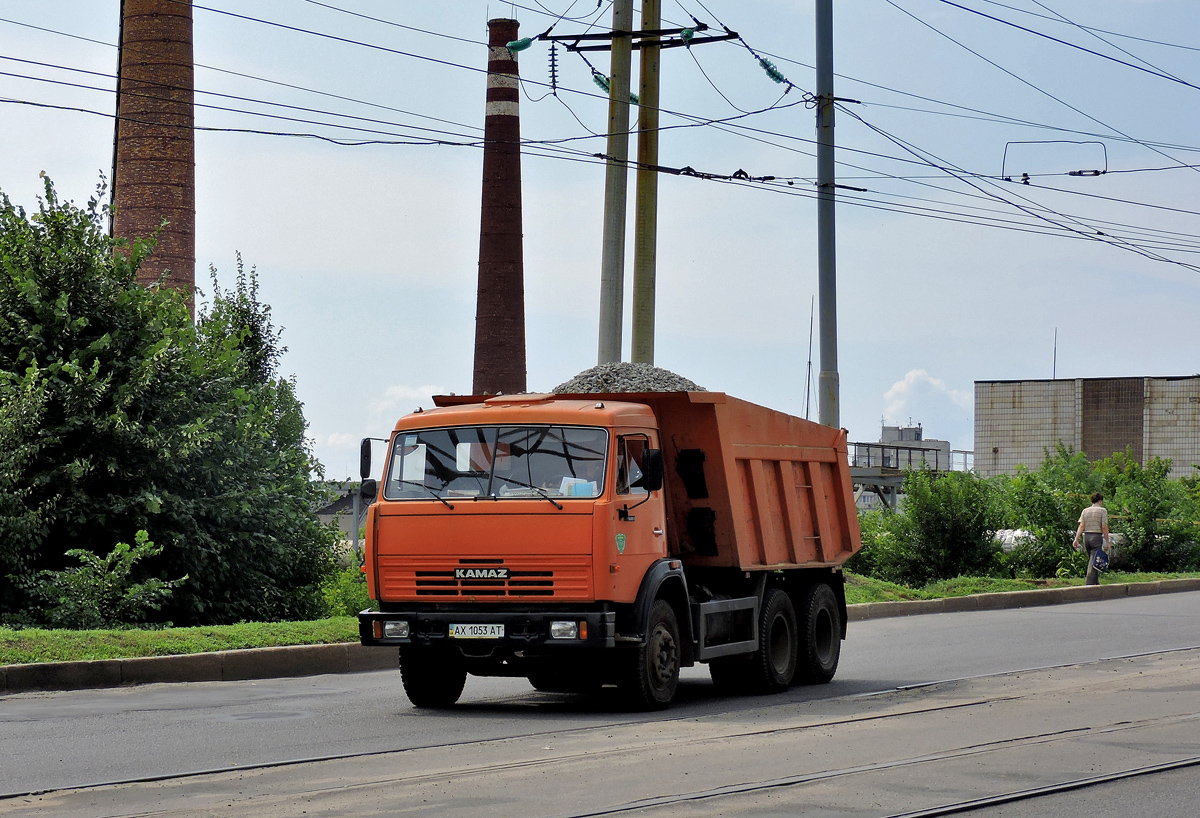Самосвал КамАЗ-65115 #АХ 1053 АТ. Харьковская область, г. Харьков, Плехановская улица