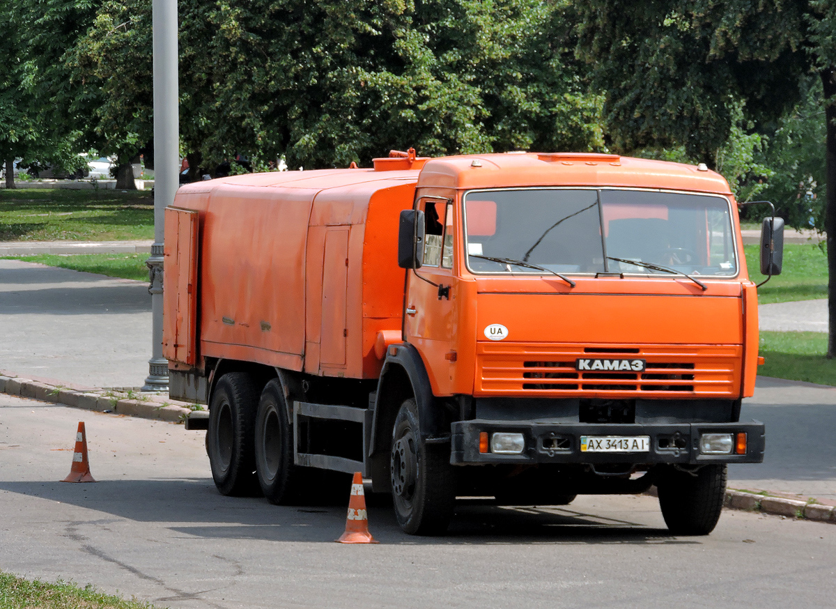 Каналопромывочная машина КО-512 на шасси КамАЗ-53215 #АХ 3413 AI. Харьковская область 