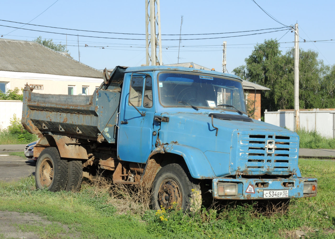 Самосвал ЗиЛ-ММЗ-45085  # С534ЕР50. Московская область, г. Коломна, Гражданская ул.