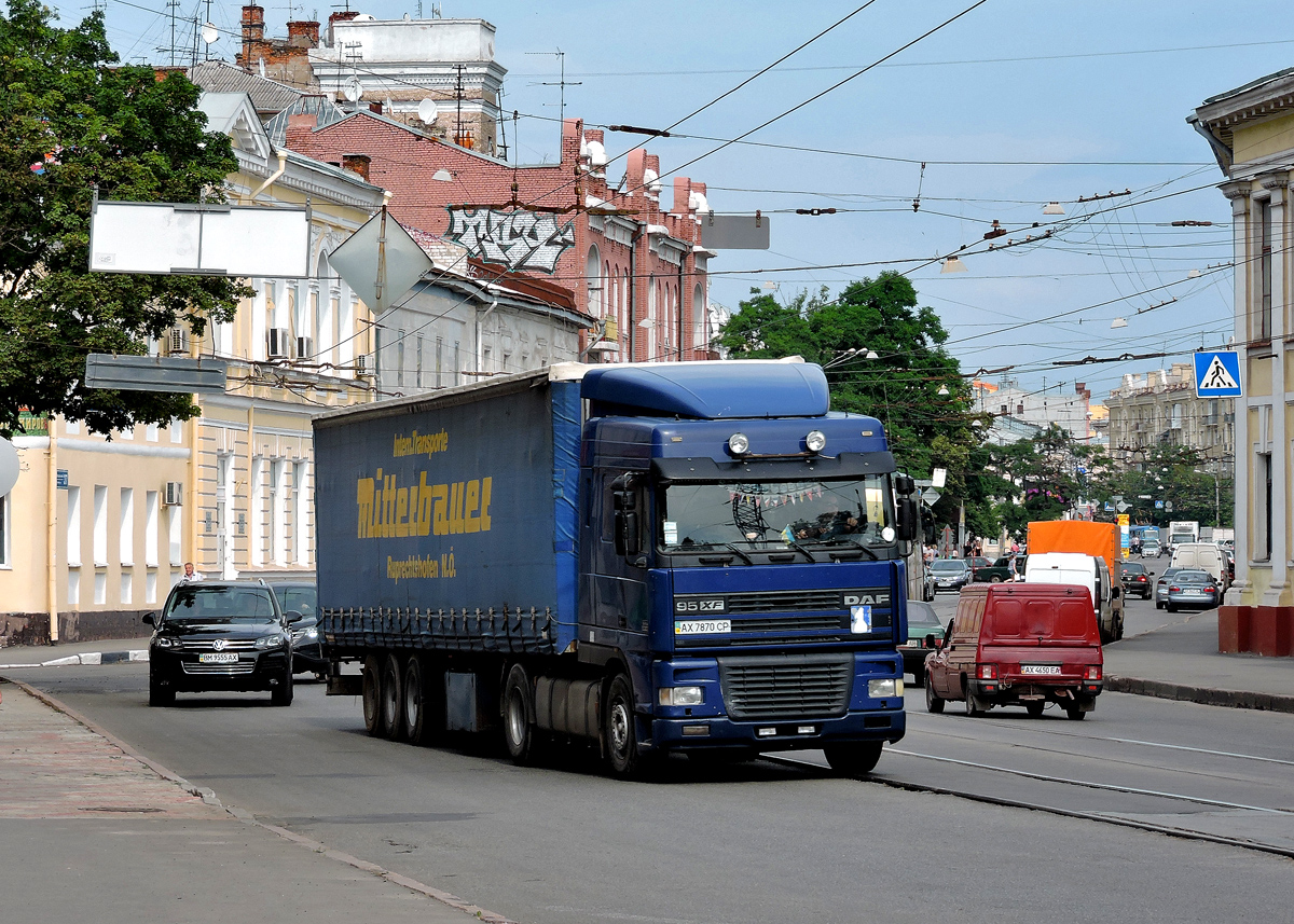 Седельный тягач DAF XF 95* #АХ 7870 СР. Харьковская область, г. Харьков, Московский проспект