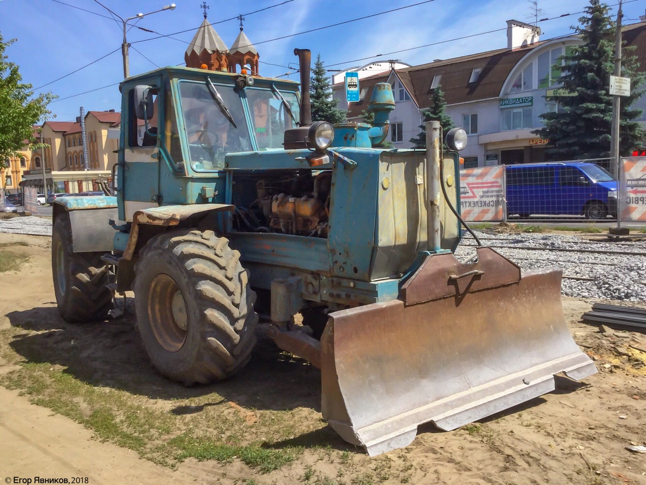 Трактор Т-150КД-09 с бульдозерным отвалом, #05375АХ. Харьковская область, г. Харьков, улица Шевченко 