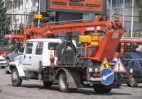 Автоподъёмник ВС-18Т на шасси ГАЗ-33098-837, #АХ3078ЕО. Харьковская область, г. Харьков, площадь Свободы