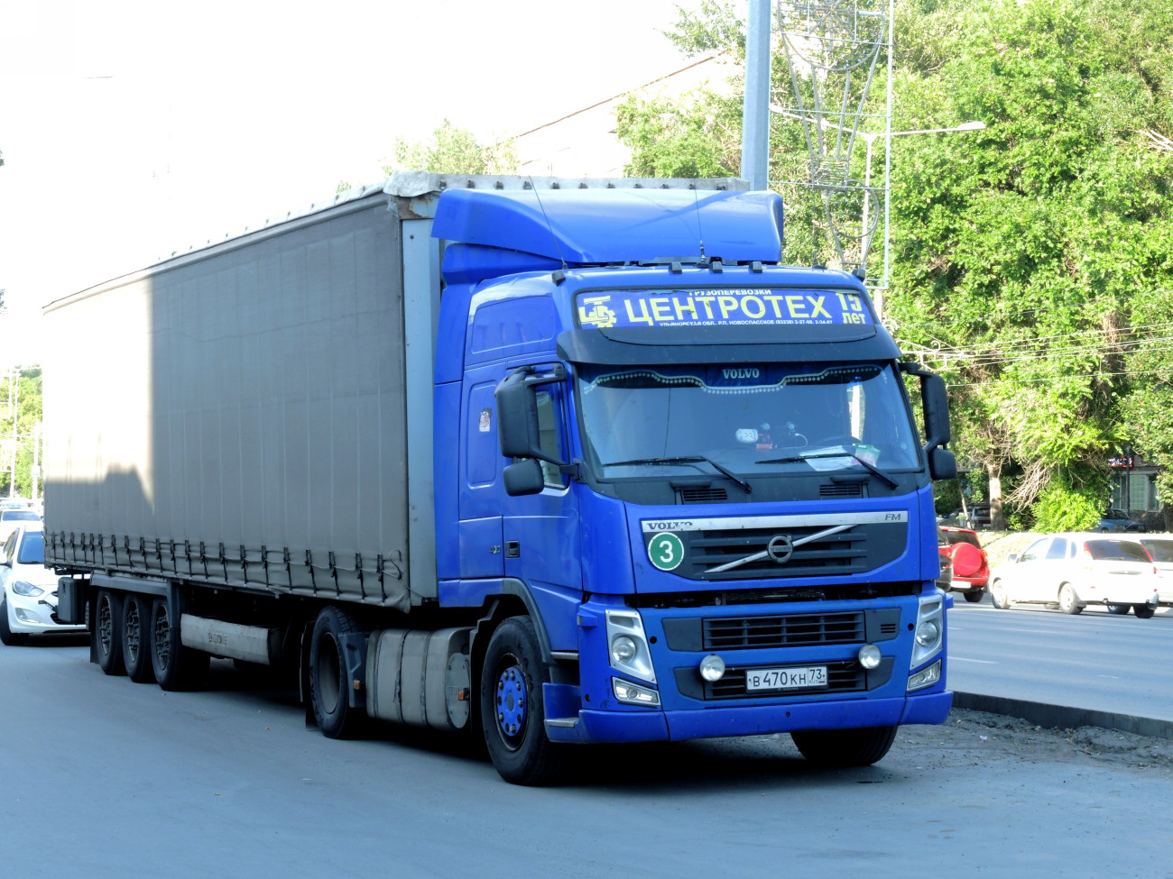 седельный тягач VOLVO FM* #В470КН73. г. Самара, ул. Ново-Садовая