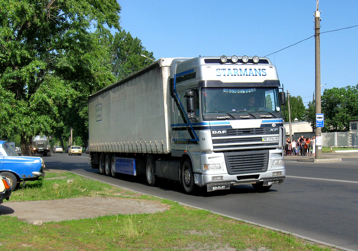 Седельный тягач DAF XF #АЕ 2936 НВ. Харьковская область, г. Харьков, Салтовское шоссе