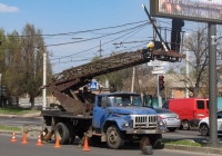 Автоподъёмник АП-18А на шасси ЗиЛ-431412, #АХ0593ЕМ. Харьковская область, г. Харьков, проспект Льва Ландау