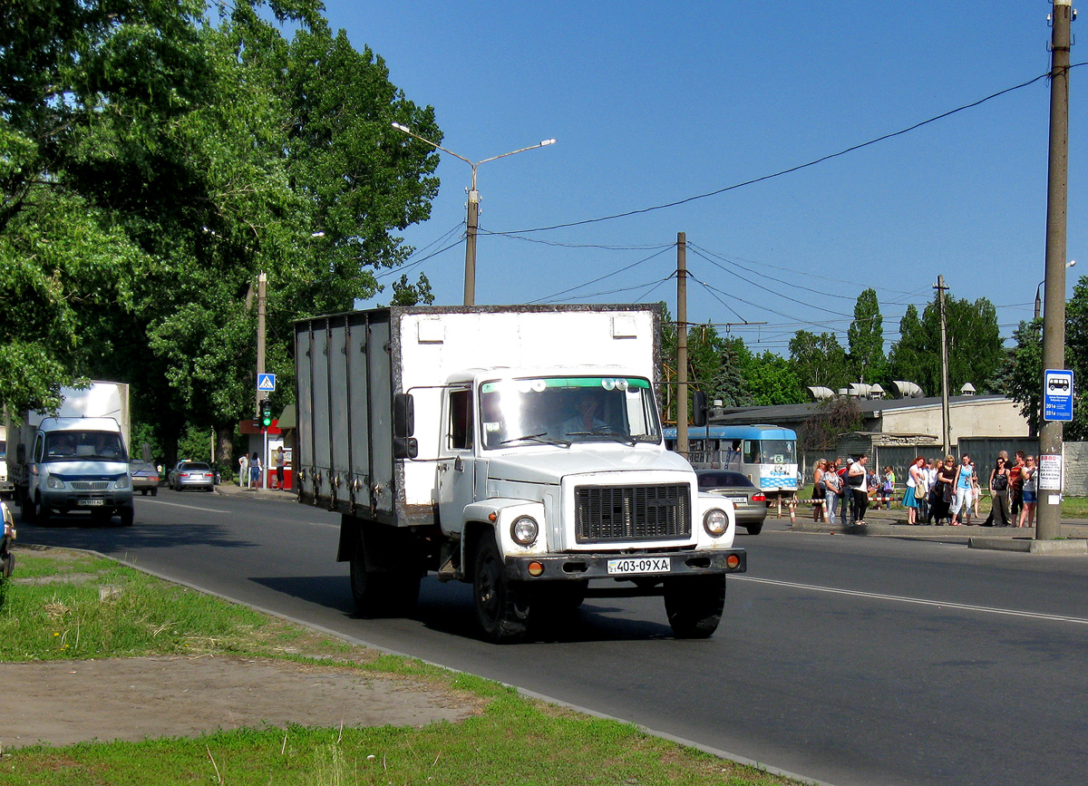Фургон на шасси ГАЗ-3307-12  #403-09 ХА. Харьковская область, г. Харьков, Салтовское шоссе